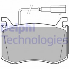 LP3380 DELPHI Комплект гальмівних колодок дисковий гальм