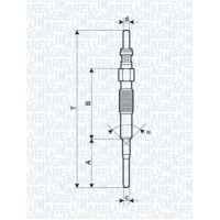 062900079304 MAGNETI MARELLI Свічка розжарювання