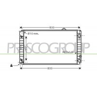 AD060R006 PRASCO Радіатор охолодження двигуна