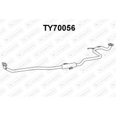 TY70056 VENEPORTE Предглушник вихлопних газів