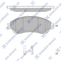 SP4212 Hi-Q КомплеК т гальмівних колодок, дискове гальмо
