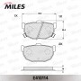 E410114 MILES Комплект гальмівних колодок дисковий гальм