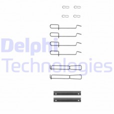LX0262 DELPHI Комплектуючі колодки дискового гальма