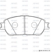 SN909 ADVICS Комплект гальмівних колодок дисковий гальм