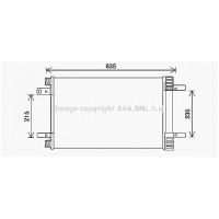 CN5311D AVA QUALITY COOLING Конденсатор кондиціонера