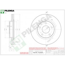 V495 PILENGA Гальмівний диск