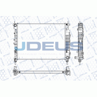 M-0201290 JDEUS Радіатор охолодження двигуна