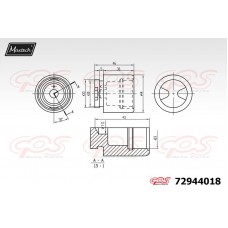 72944018 MAXTECH Поршень корпус скоби гальма