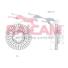 RD00510 RAICAM Гальмівний диск
