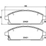 8DB 355 036-661 HELLA Комплект гальмівних колодок дисковий гальм