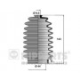 J2844002 NIPPARTS Комплект пильника рульове управління