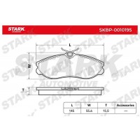 SKBP-0010195 Stark Комплект гальмівних колодок дисковий гальм