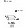 34.7004 ASSO Глушник вихлопних газів кінцевий