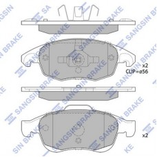 SP1825 Hi-Q Комплект гальмівних колодок дисковий гальм