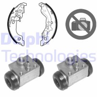 KP1067 DELPHI Комплект гальмівних колодок