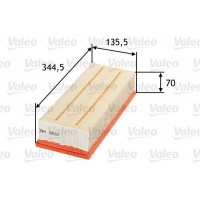 585001 VALEO Повітряний фільтр