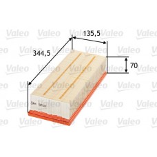 585001 VALEO Повітряний фільтр