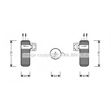 CRD052 AVA QUALITY COOLING Осушувач кондиціонера