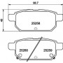 8DB 355 015-871 HELLA Комплект гальмівних колодок, дискове гальмо