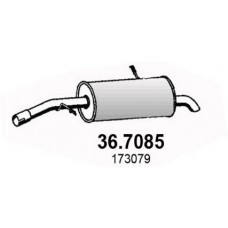 36.7085 ASSO Глушник вихлопних газів кінцевий