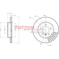 6110149 METZGER Гальмівний диск