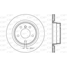 BDR2624.20 OPEN PARTS Гальмівний диск