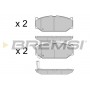 BP3455 BREMSI Комплект гальмівних колодок дисковий гальм