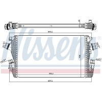 96455 NISSENS Интеркулер