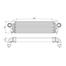 818694 VALEO Интеркулер