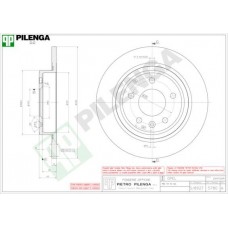5780 PILENGA Гальмівний диск