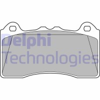 LP3436 DELPHI Комплект гальмівних колодок дисковий гальм