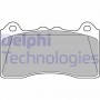 LP3436 DELPHI Комплект гальмівних колодок дисковий гальм