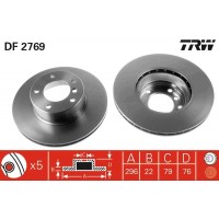 DF2769 TRW Гальмівний диск