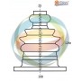 21-990171 Multiparts Комплект пыльника, Привідний вал