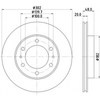 ND1066K NISSHINBO Гальмівний диск