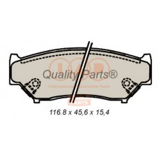 704-16051 IAP QUALITY PARTS Комплект гальмівних колодок дисковий гальм