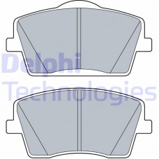 LP3515 DELPHI Комплект гальмівних колодок дисковий гальм