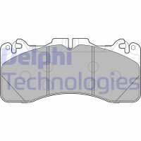 LP2760 DELPHI Комплект гальмівних колодок дисковий гальм