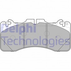 LP2760 DELPHI Комплект гальмівних колодок дисковий гальм