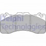 LP2760 DELPHI Комплект гальмівних колодок дисковий гальм