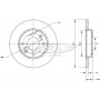 TX 71-15 TOMEX Brakes Гальмівний диск