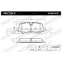 402B0438 RIDEX Комплект гальмівних колодок дисковий гальм