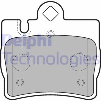 LP1697 DELPHI Комплект гальмівних колодок дисковий гальм