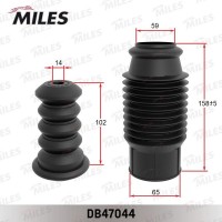DB47044 MILES Пилозахисний комплект амортизатор