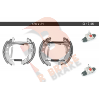 79RBKT0002 R BRAKE Комплект гальмівних колодок