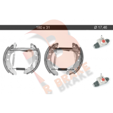 79RBKT0002 R BRAKE Комплект гальмівних колодок