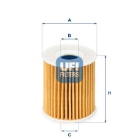 25.035.00 UFI Масляний фільтр