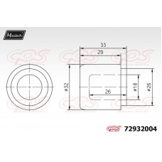 72932004 MAXTECH Поршень корпус скоби гальма