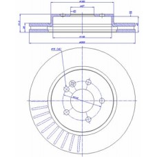 142.428 CAR Гальмівний диск