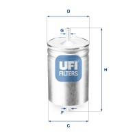 31.583.00 UFI Паливний фільтр